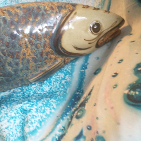 VERY EXQUISITE AND AMPLE CARLOS VILLANUEVA FISH SCULPTURE - Picture 9 of 16